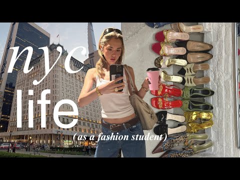 back to fashion school in nyc 📚 a week in my life!封面