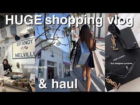 HUGE AMERICAN SHOPPING VLOG + HAUL | alo, lululemon, target, victoria secret and more封面