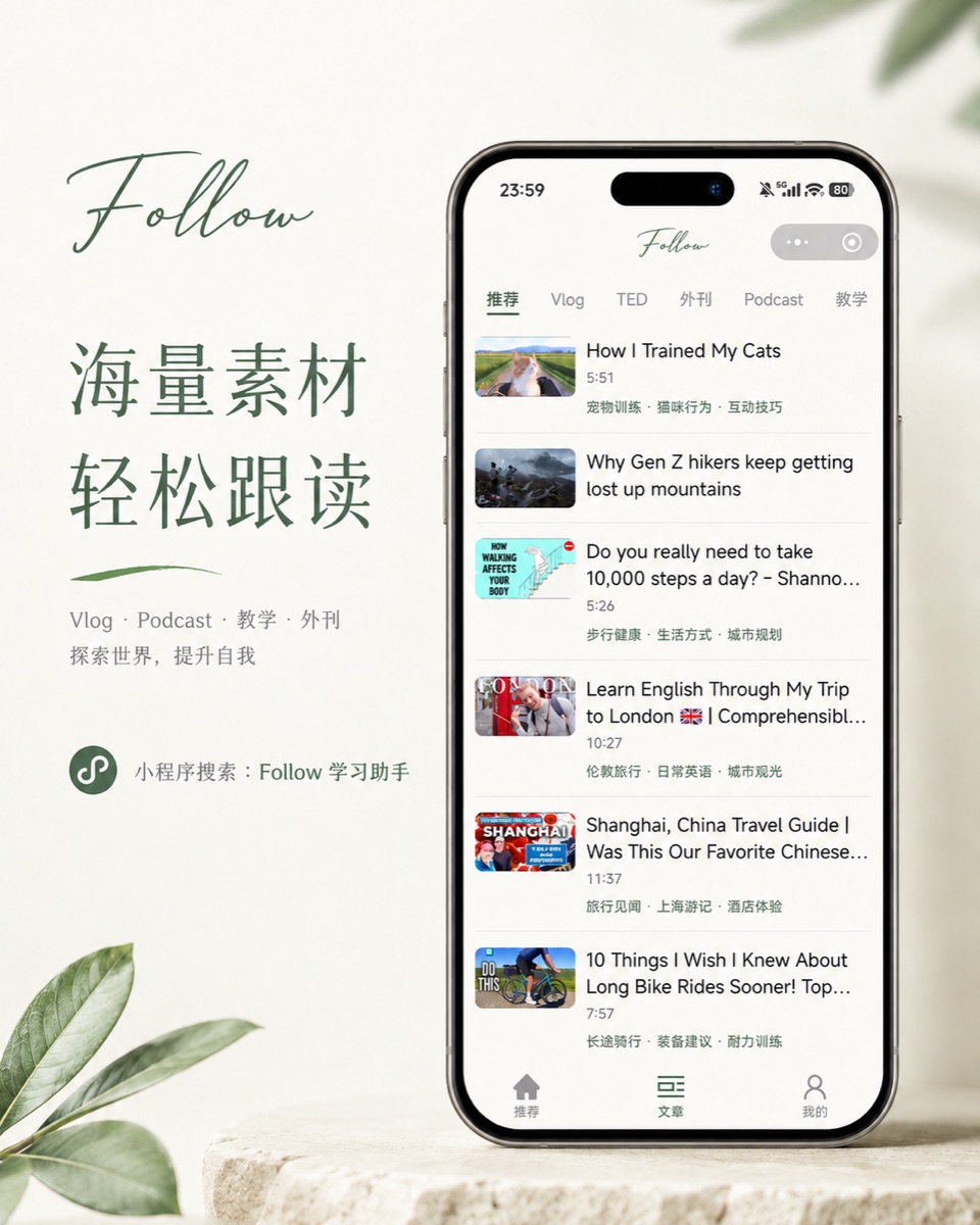 Follow 小程序卡片库宣发图，展示累计保存的表达卡片
